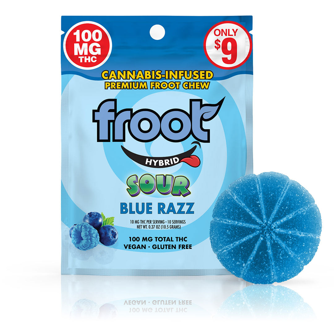 FROOT SOUR GUMMIES 100MG