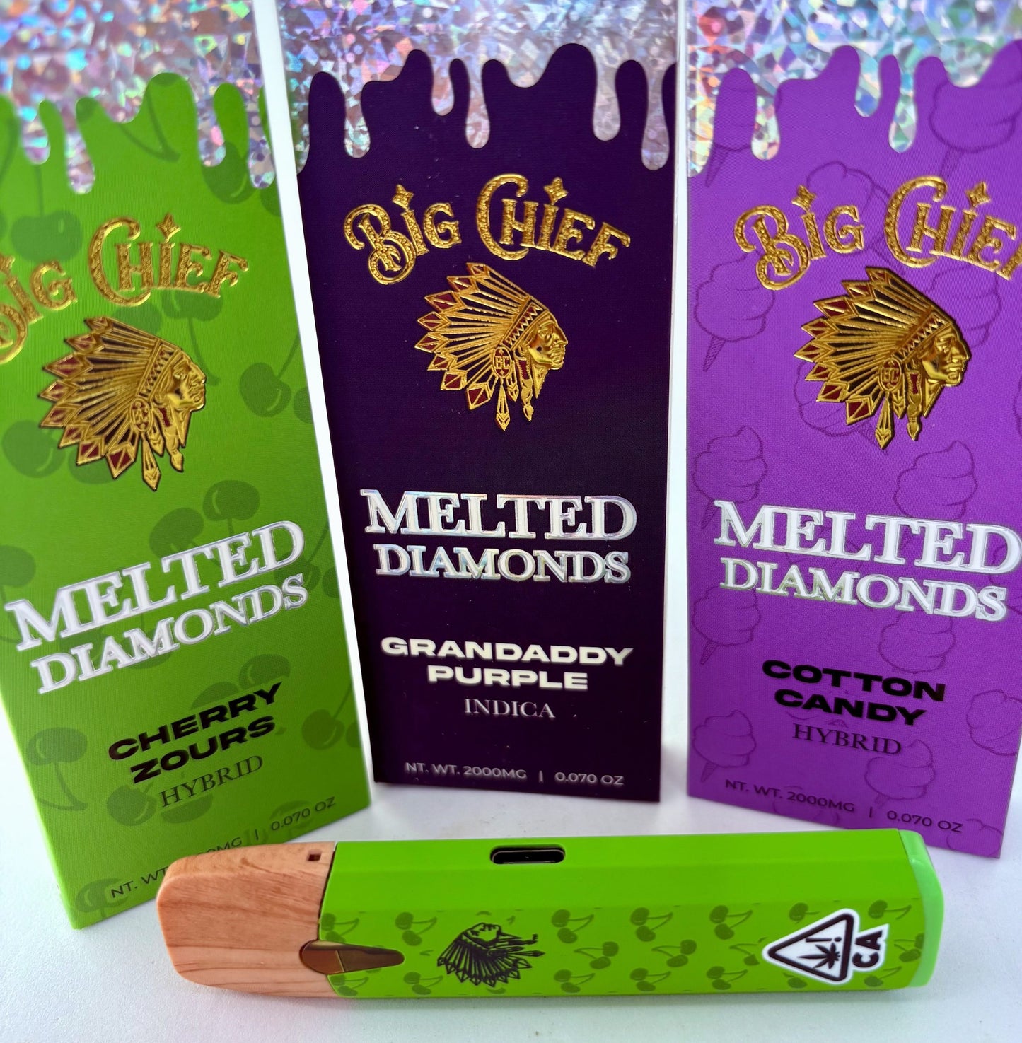 2G Big Chief Melted Diamonds Disposable