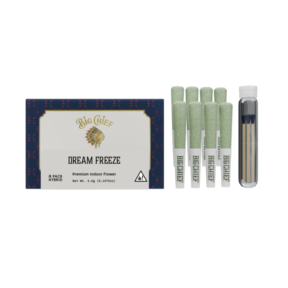 Big Chief 8 pack prerolls