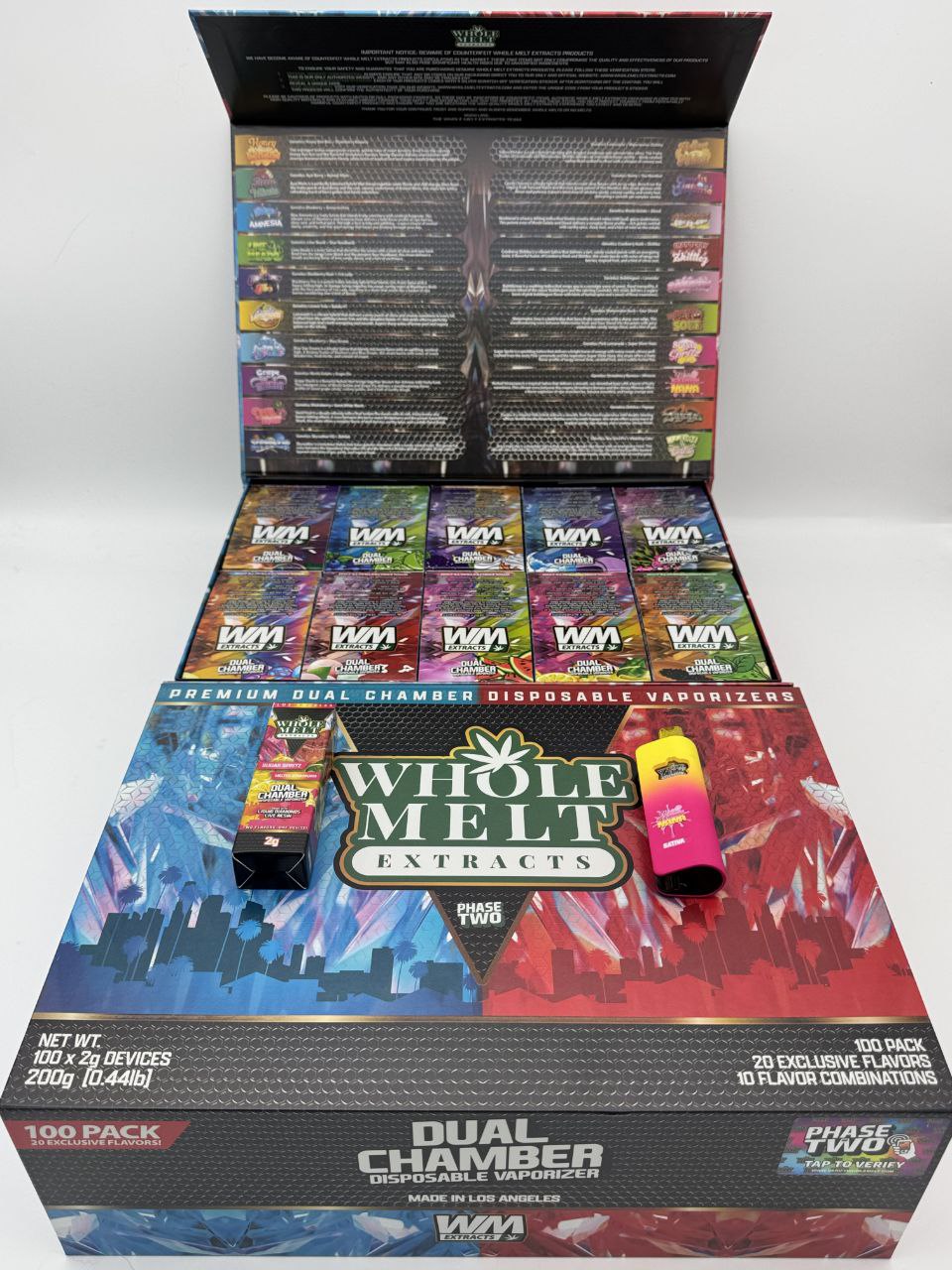 Whole Melt Extracts Dual Chamber 2g Disposable