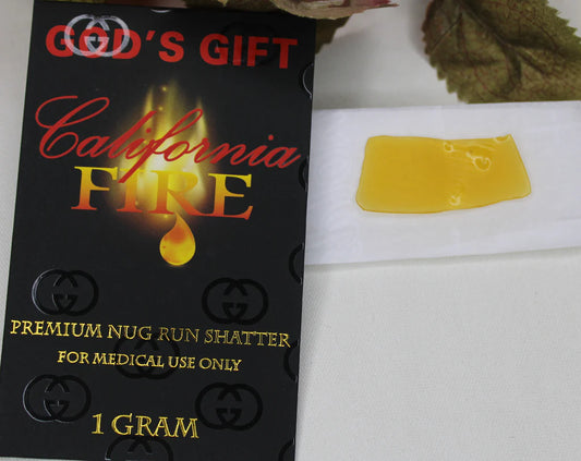 California Fire Premium Nug Run Shatter