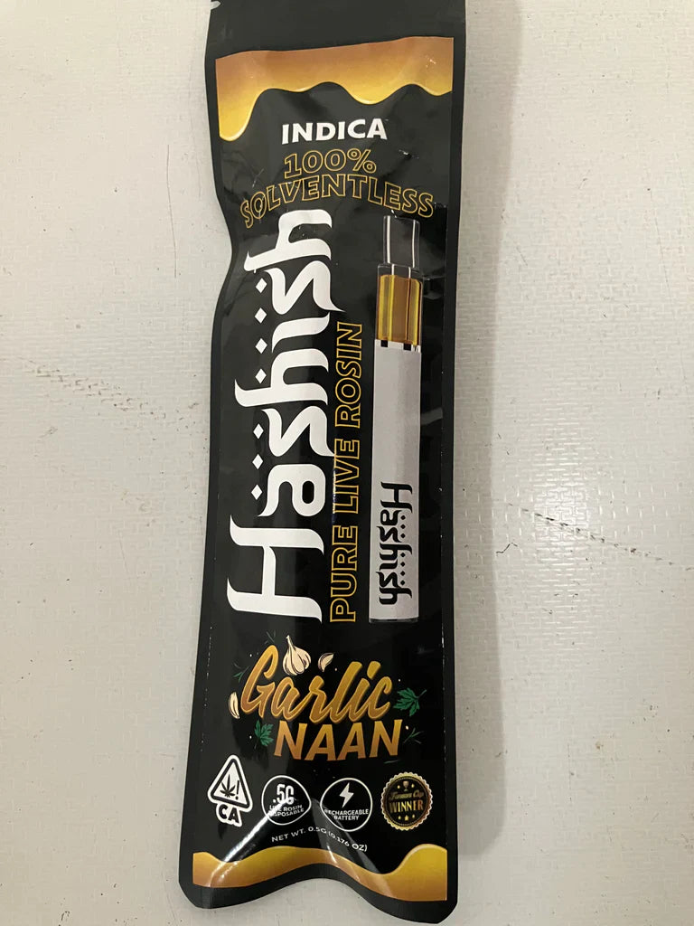 HASHISH LIVE ROSIN DISPOSABLE .5G (2 for $100)