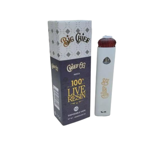 BIG CHIEF LIVE RESIN DISPOSABLE authenticated